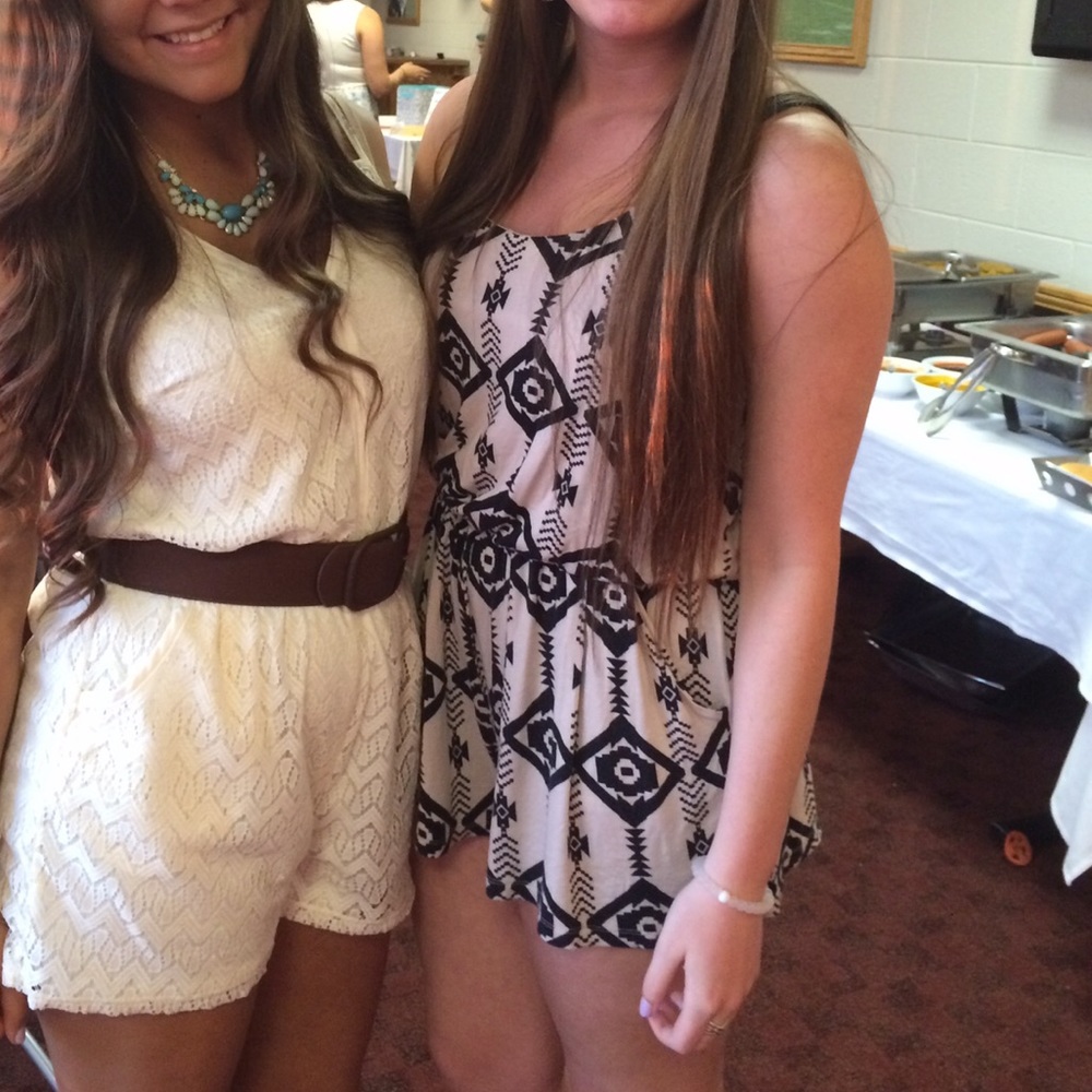 Patterned Romper